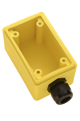 Product image for P&S FD22 YEL BACK BOX,DEEP,3/4IN DP