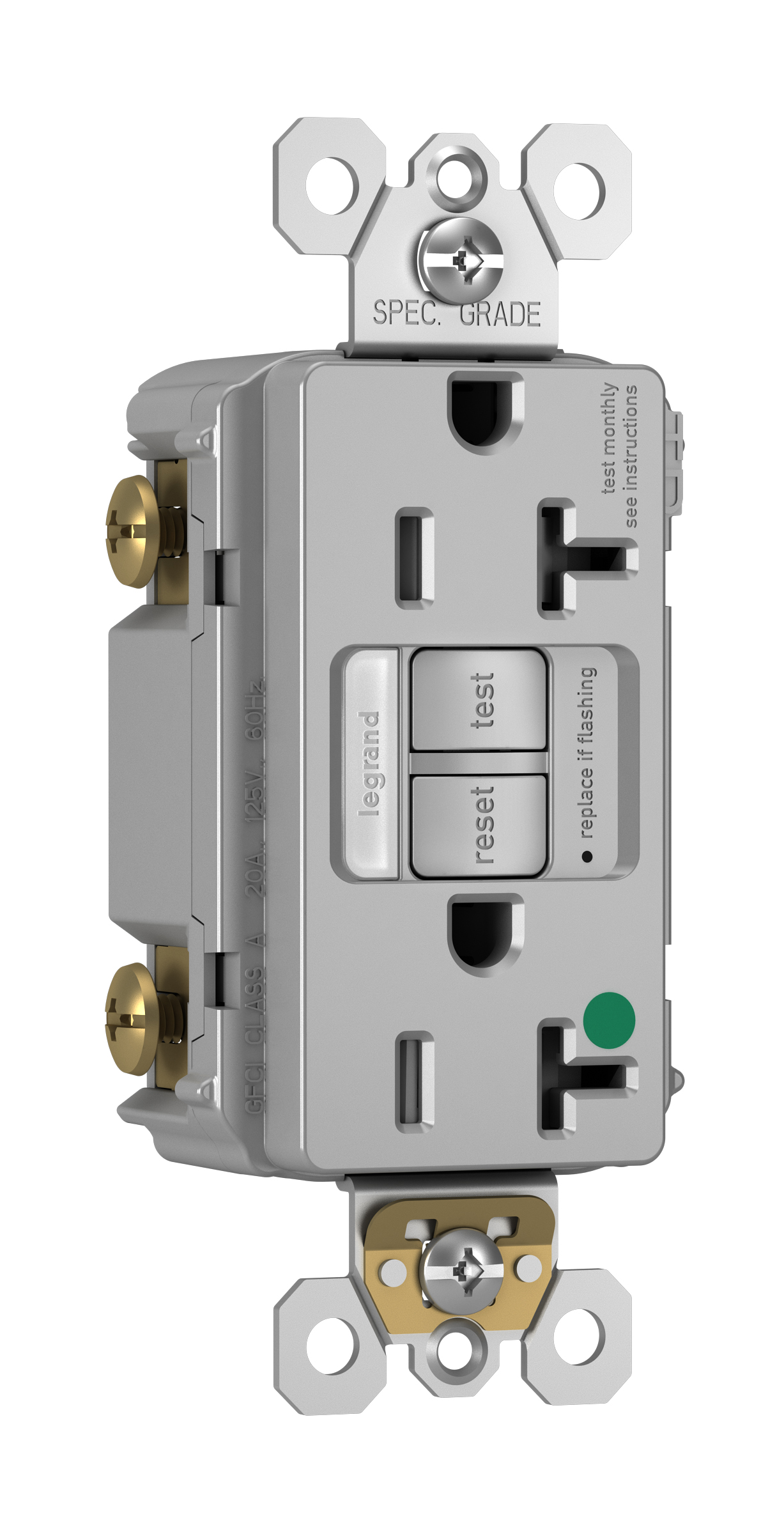 Product image for P&S 2097HGNTLTRGRY SELF TEST HG GFC