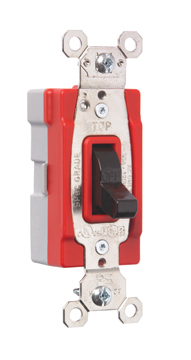 Product image for Pass & Seymour PT20AC3 PlugTail™ 3Way Toggle Switch, 20A 120/277V - Brown