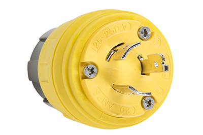 Product image for P&S 26W08 TL PLUG IP67 3W 20A 125/2