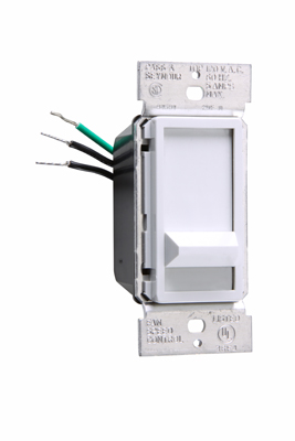 Product image for Pass & Seymour 94581-W 120 Volt 5 Amp White Slide with Non-Preset Fan Speed Control