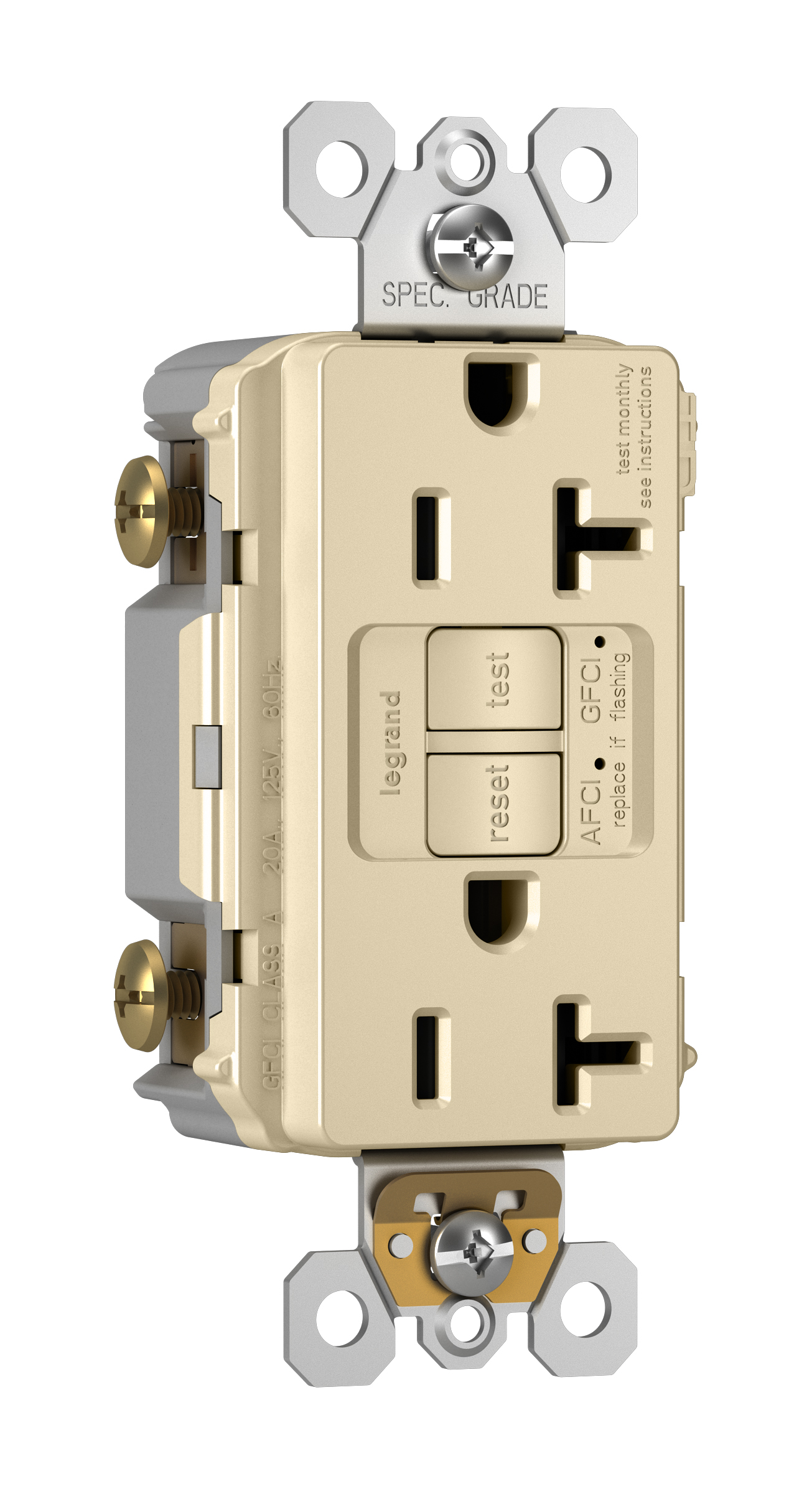 P&S AFGF202TRI 20A AFCI/GFCI SELFTEST TR REC I Gordon Electric