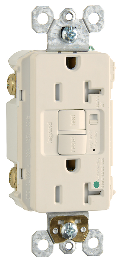Product image for P&S 2097HGTRALA SELF TEST GFCI RECE