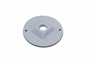 Product image for Pass & Seymour WPRB11BR 1-Hole 1/2 Inch Bronze Round Weatherproof Outdoor Lighting Cluster Cover