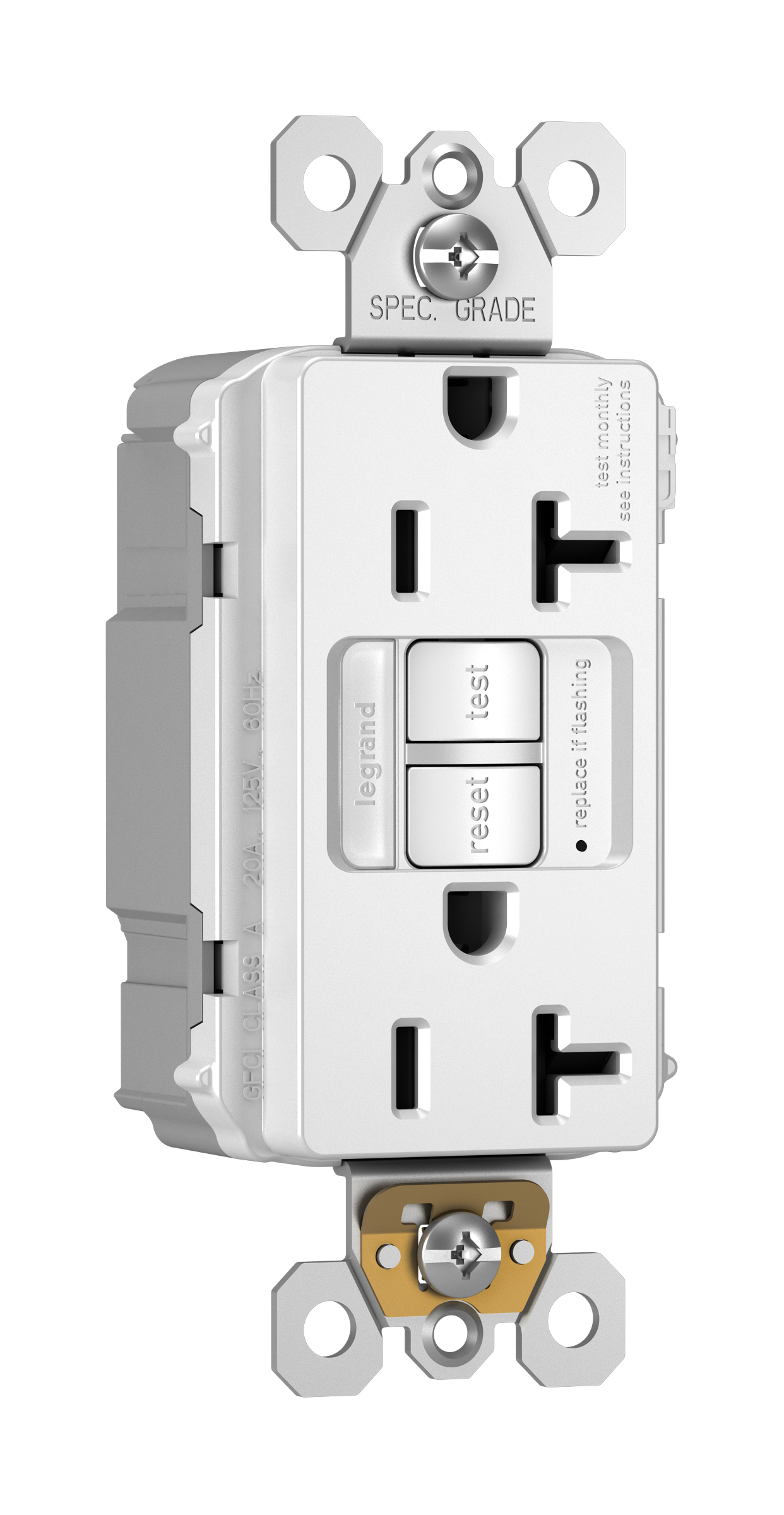 Product image for P&S PT2097NTLTRW SELF TEST PT GFCI