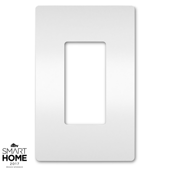 Pass & Seymour RWP26-W 1Gang Screwless Wall Plate, Radiant&#174; - White