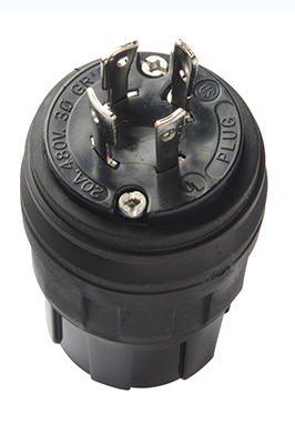 Product image for P&S 26W76BK TL PLUG IP67 20A 3PH 48