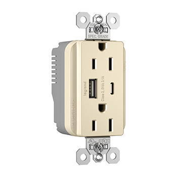 Product image for P&S PTTR15ACUSBLA PLUGTAIL 15A HYBR