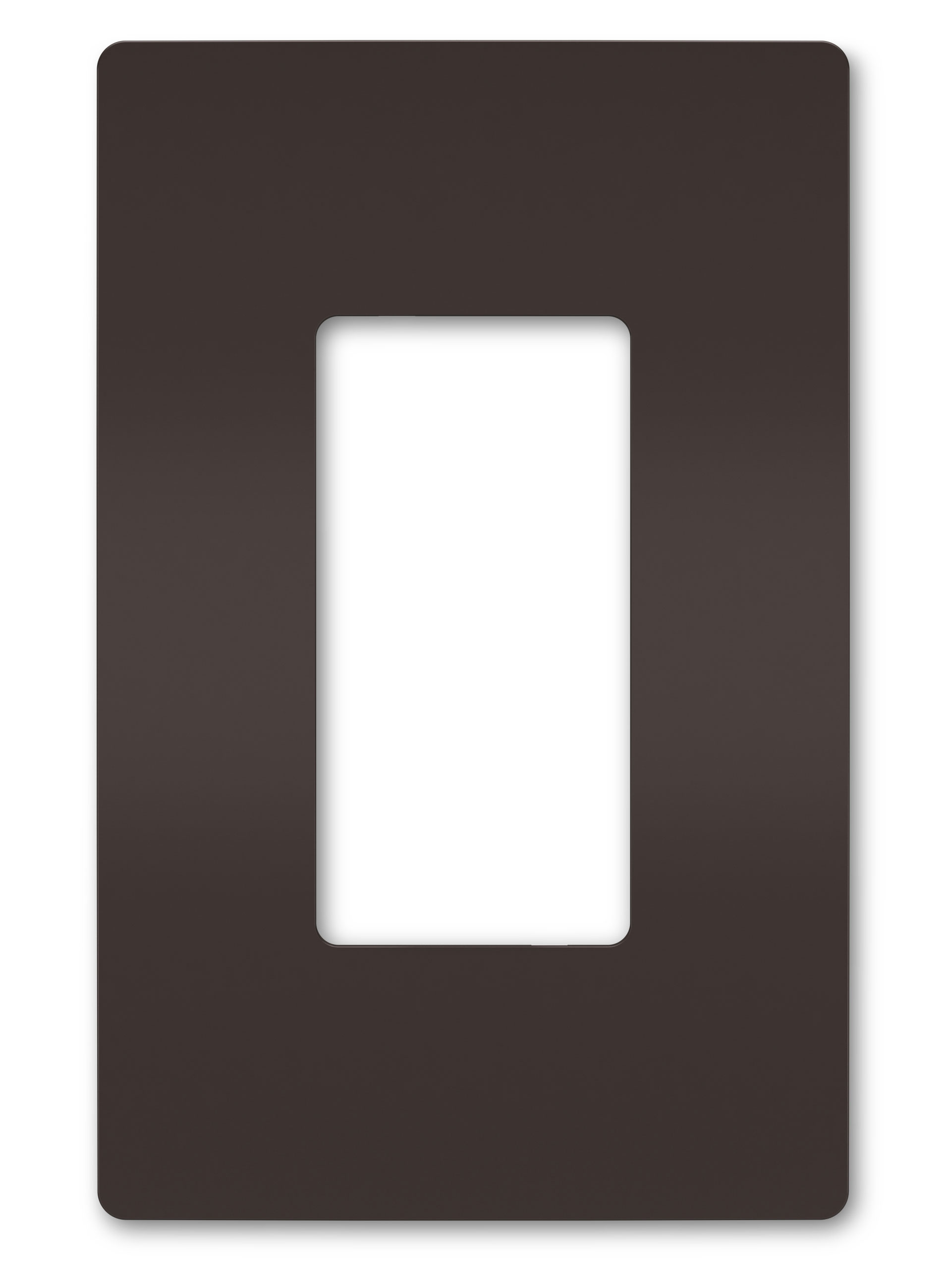 Product image for Pass & Seymour RWP26 1Gang Screwless Wall Plate, Radiant® - Brown