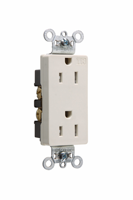 Product image for P&S TR26262GRY TR DECO RECEP 15A 12