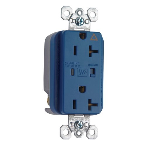 P&S IG5362BLSP IG TVSS RECEPTACLE 20A 125V ALARM BL Gordon