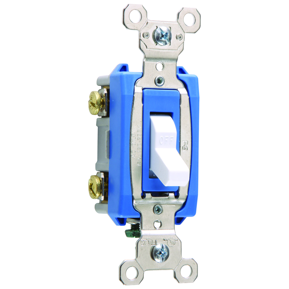 P&S PS15AC2-W : 15A 120/277VAC BACK & SIDE WIRE DOUBLE POLE SWITCH ...