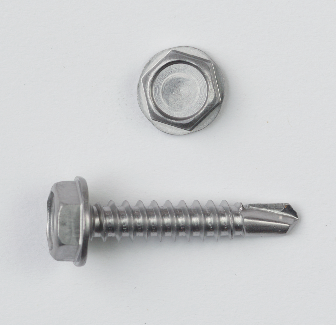 PECO FASTENERS 10 X 1 1/2 HEX TEK 410 SS 100 PER JAR
