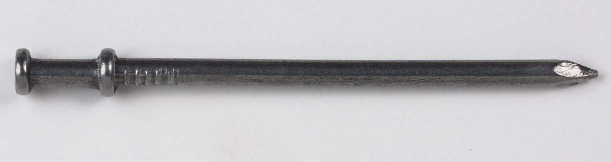 PECO FASTENERS 16D BRIGHT DUPLEX NAIL 2.5# PER JAR 9 GA., 45 NAILS PER LB