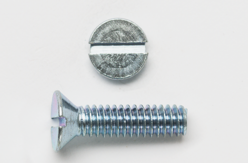 PECO FASTENERS 8/32 X 3 FLAT SLOT M/S 100 PER JAR