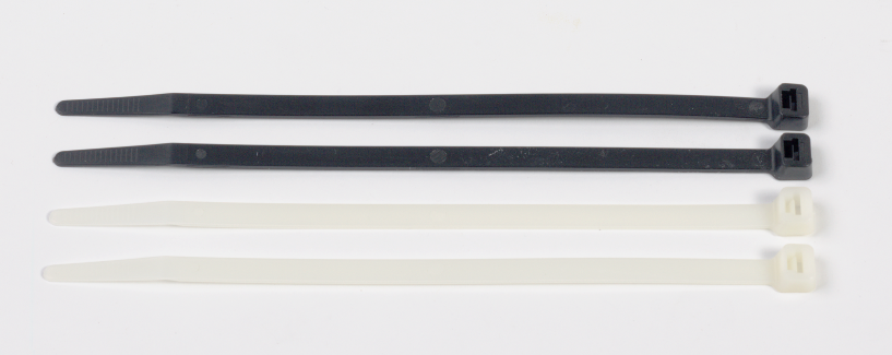 PECO FASTENERS BLACK CABLE TIE - 8