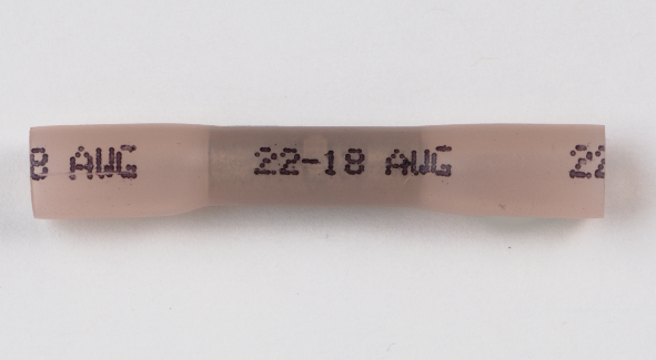 PECO FASTENERS 22-18 HEAT SHRINK BUTT CONN 100 PER JAR