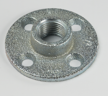 PECO FASTENERS 1/2 FLOOR FLANGE ZINC 25 PER BOX