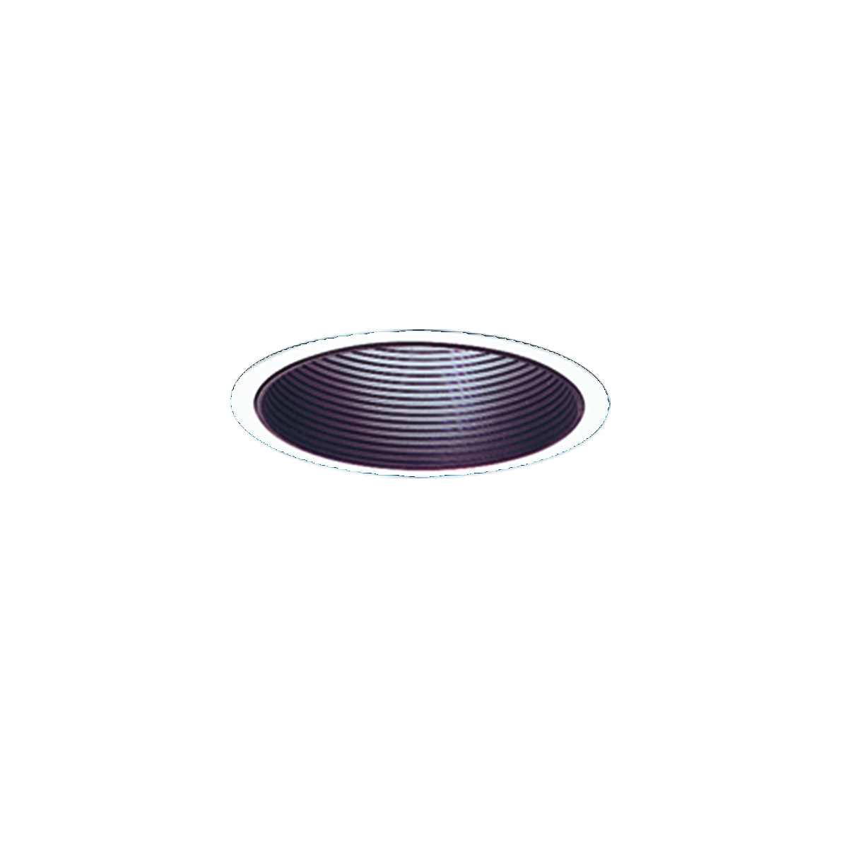 Product image for PRES TB60 TRIM OPEN 6IN BLK BAFL