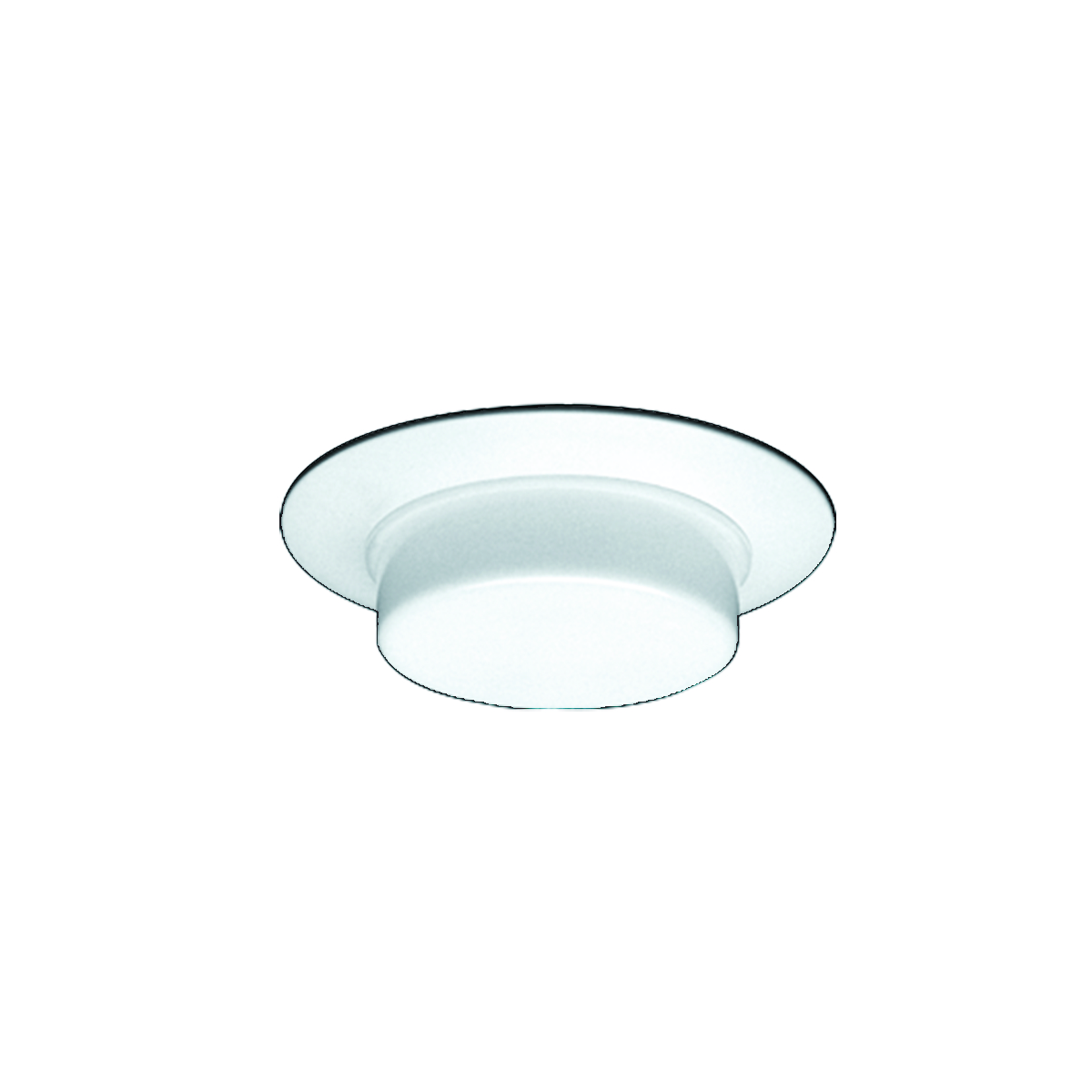 Product image for Hubbell Lighting TL1 Ceiling Drop Opal Shower Lens Incandescent/Fluorescent Downlight Trim