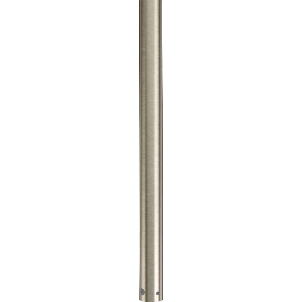 3/4 In. x 18 In. downrod for use with any Progress Lighting ceiling fan. Use of a fan downrod positions your ceiling fan at the optimal height for air circulation and provides the perfect solution for installation on high cathedral ceilings or in great rooms. Refer to the selection guide for recommended downrod lengths based upon your ceiling height. Antique Nickel finish.