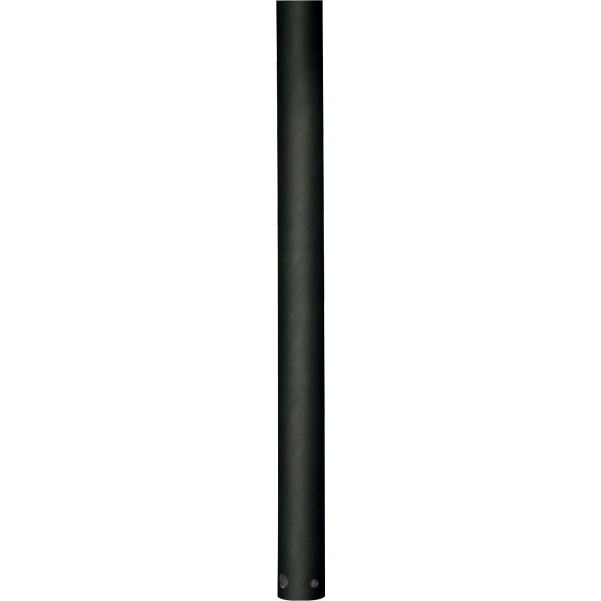 3/4 In. x 60 In. downrod for use with any Progress Lighting ceiling fan. Use of a fan downrod positions your ceiling fan at the optimal height for air circulation and provides the perfect solution for installation on high cathedral ceilings or in great rooms. Refer to the selection guide for recommended downrod lengths based upon your ceiling height. Forged Black finish.