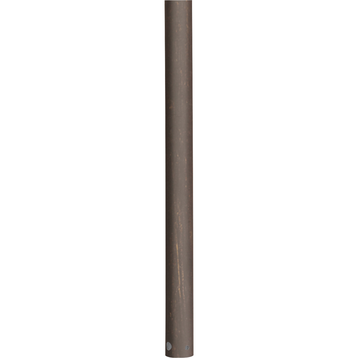 3/4 In. x 72 In. downrod for use with any Progress Lighting ceiling fan. Use of a fan downrod positions your ceiling fan at the optimal height for air circulation and provides the perfect solution for installation on high cathedral ceilings or in great rooms. Refer to the selection guide for recommended downrod lengths based upon your ceiling height. Antique Bronze finish.