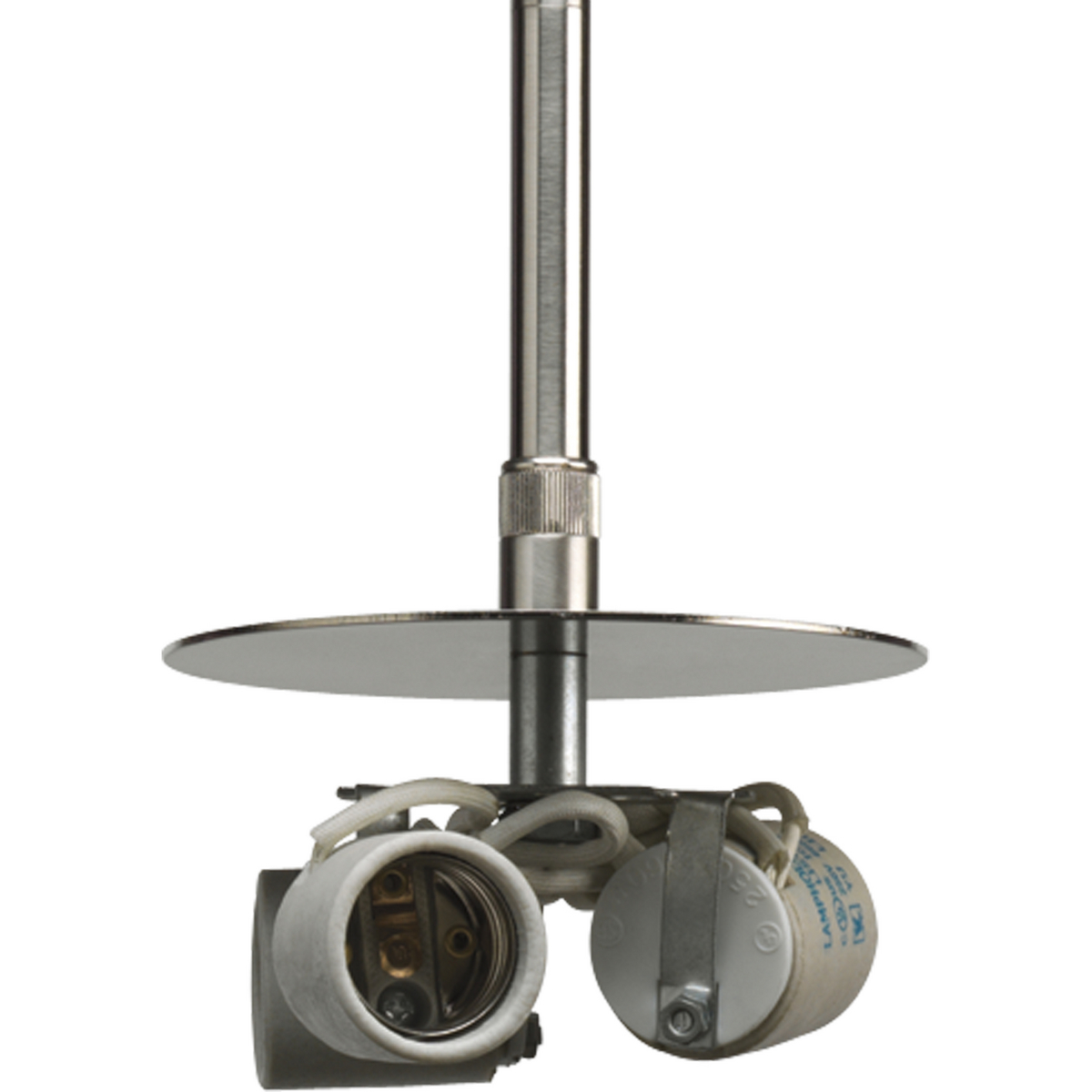 The Markor Series is a modular pendant system. The versatile series allow the choice of shades and stem kits. This three-light stem mounted pendant for use with Markor Shades. Shades sold separately. This stem may be used with all Markor shades 16 in-22 in sizes. (Cannot be used with 9 in & 10 in shades) Includes two 6 in, one 12 in and two 15 in stems with 90 degree swivel. Brushed Nickel finish.