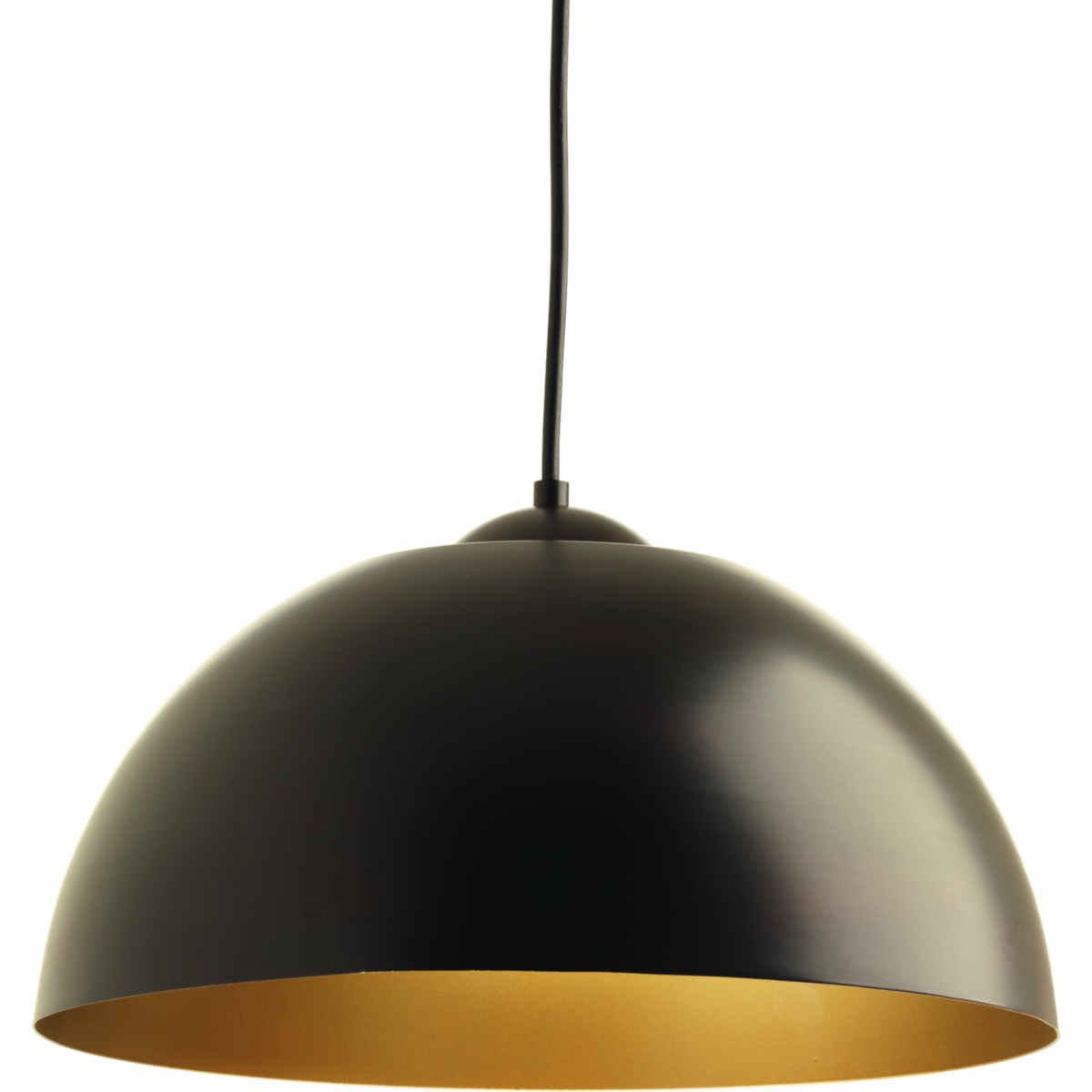 The simple design of this LED Dome pendant offers complements a wide array of styles from industrial to farmhouse. The 17w LED pendant is 3000K in an Antique Bronze finish with a painted gold interior. This is an ideal fixture for residential and commercial applications.