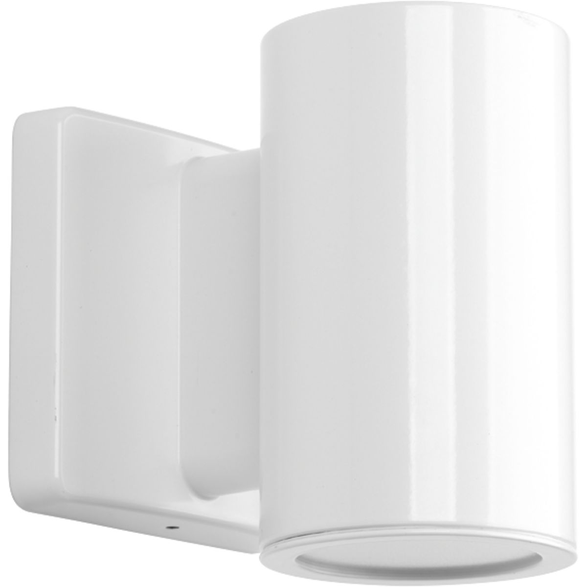 Sleek, 3 in LED cylindrical wall lantern with downlight in elegant White finish. Die-cast aluminum wall brackets and heavy-duty aluminum framing. Fade and chip-resistant. UL listed for wet locations. Can be used indoor or outdoor.