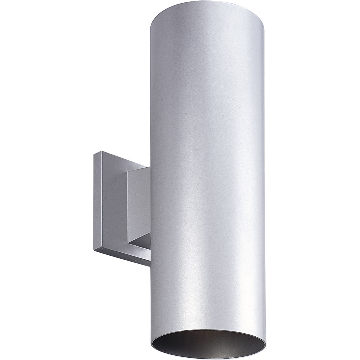 5 in up/down wall cylinder 5 in LED up down wall cylinder - wall lantern in Metallic Gray. The P5675 Series are ideal for a wide variety of interior and exterior applications including residential and commercial. The Cylinders feature a 120V alternating current source and eliminates the need for a traditional LED driver. This modular approach results in an encapsulated luminaire that unites performance, cost and safety benefits. Specify P860045 top cover lens for use in wet locations.