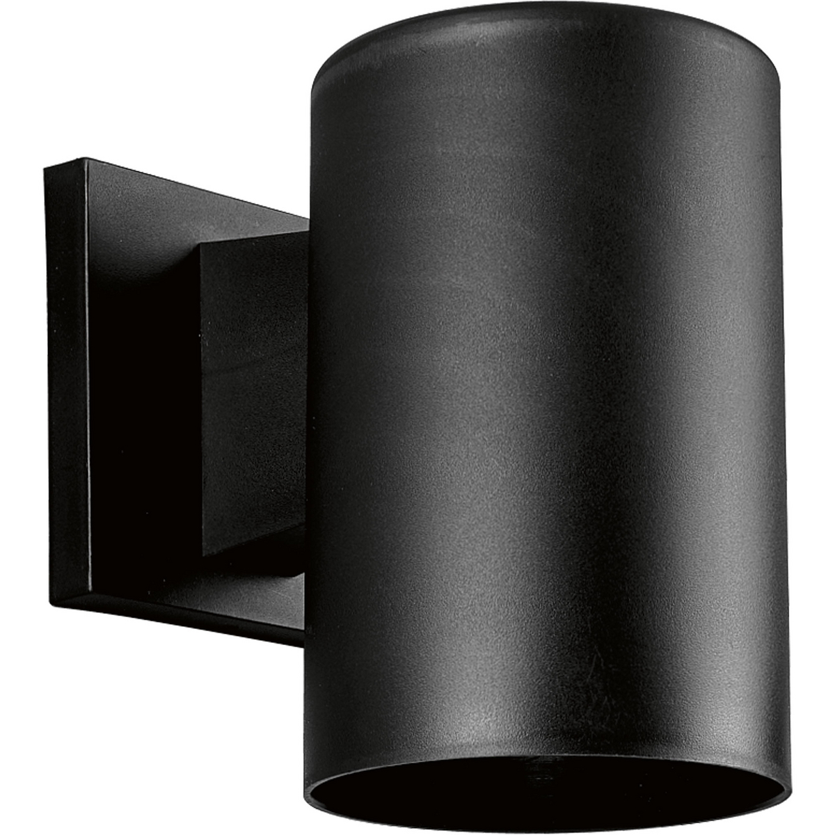 5 in downlight non-metallic wall cylinder in a Black finish. cCSAus listed for wet locations.