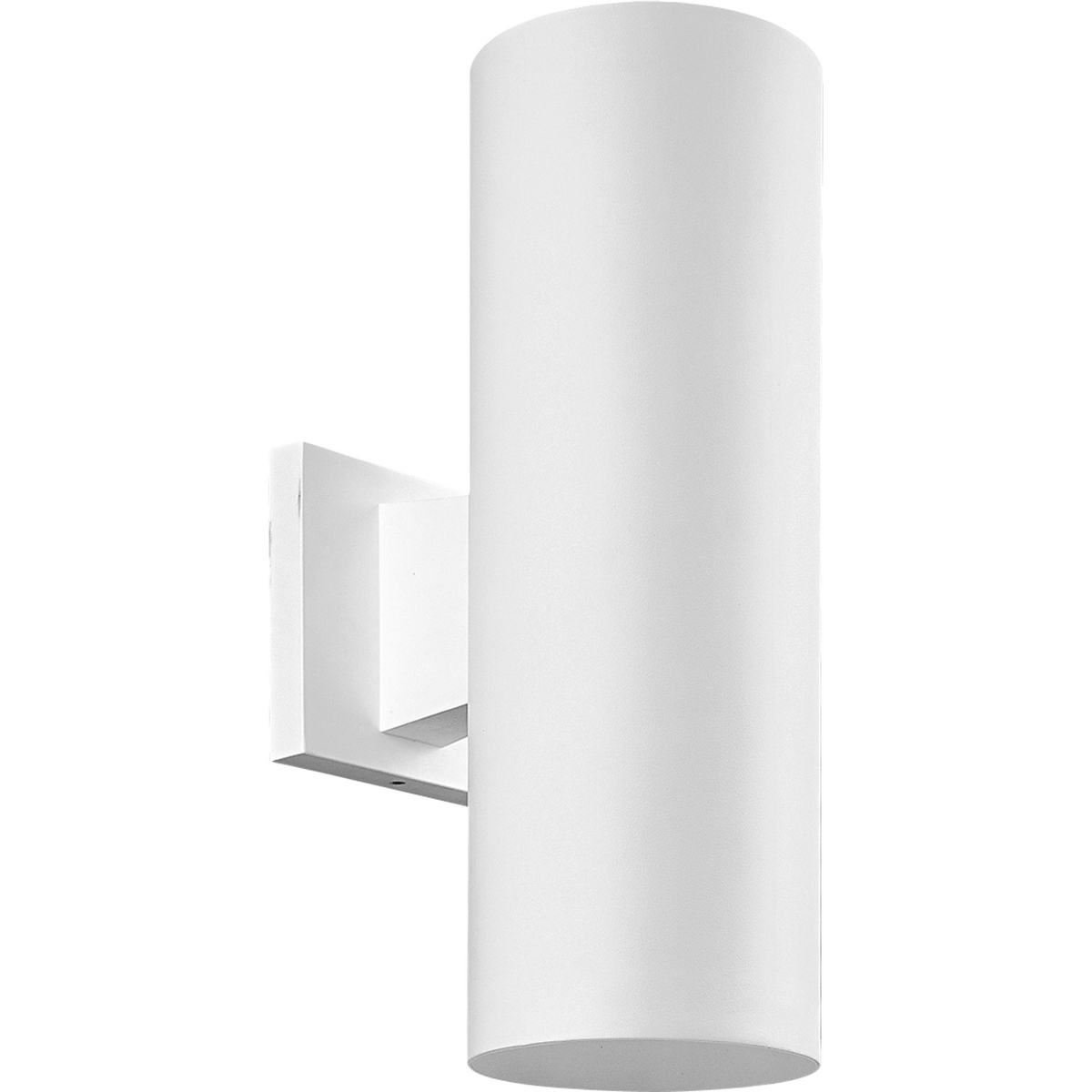 5 in downlight non-metallic wall cylinder in a White finish.