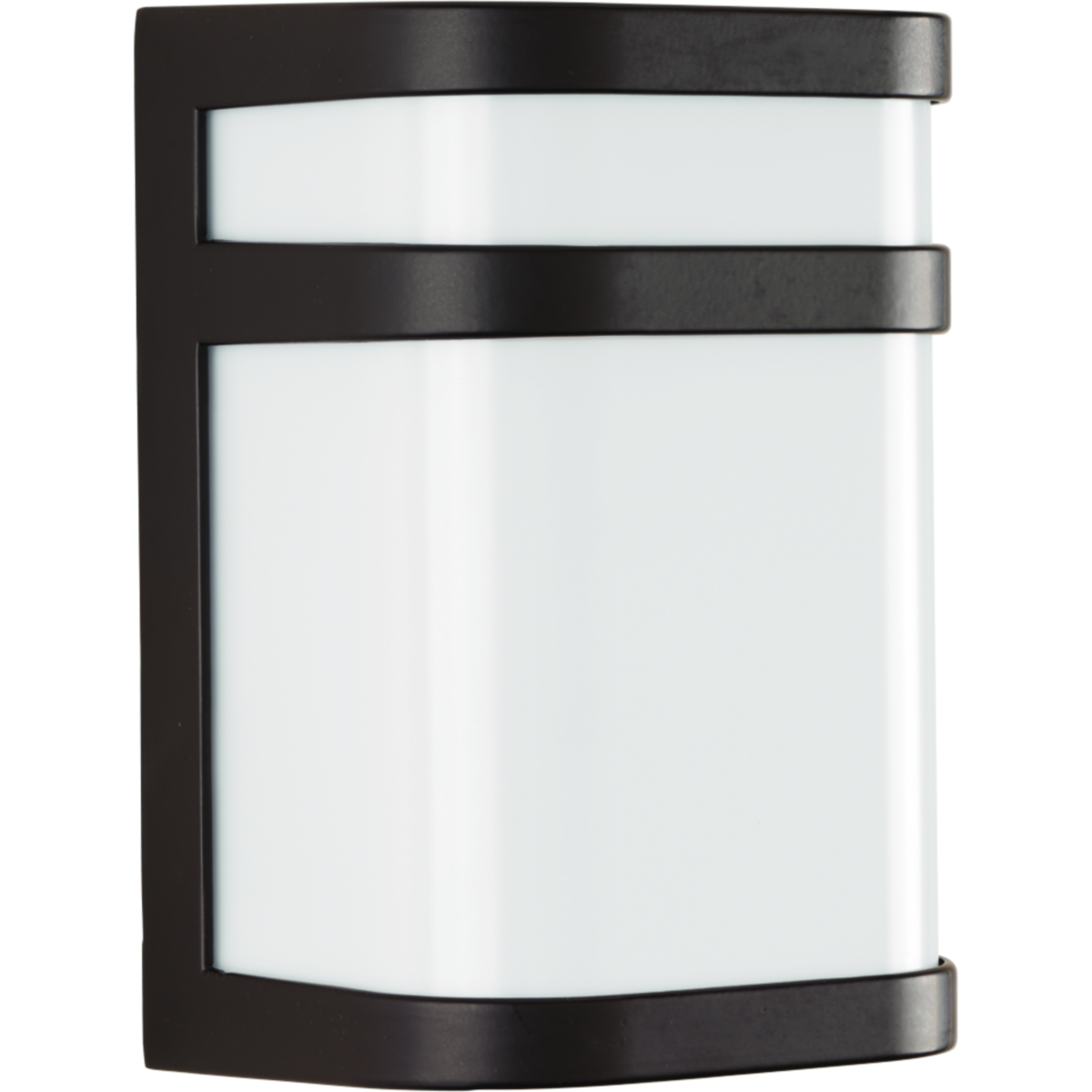 Clean lines are up front and center for these modern LED outdoor sconces. Valera features a die-cast aluminum frame and matte white, acrylic diffuser. Energy efficient LED source offers 3000K color temperature and 90+CRI output. Title 24 compliant. One-light 9w LED wall lantern in an Architectural Bronze finish.
