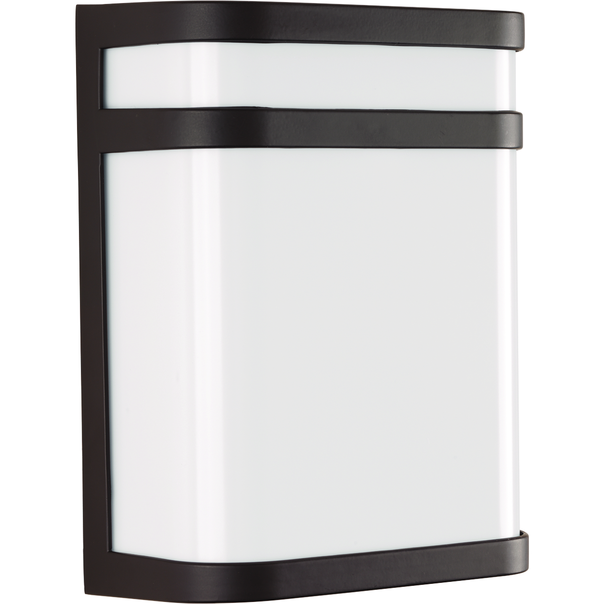 Clean lines are up front and center for these modern LED outdoor sconces. Valera features a die-cast aluminum frame and matte white, acrylic diffuser. Energy efficient LED source offers 3000K color temperature and 90+CRI output. Title 24 compliant. One-light 17w LED wall lantern in an Antique Bronze finish.