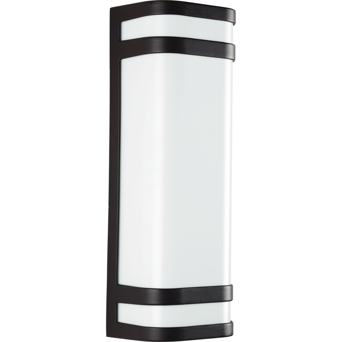 Clean lines are up front and center for these modern LED outdoor sconces. Valera features a die-cast aluminum frame and matte white, acrylic diffuser. Energy efficient LED source offers 3000K color temperature and 90+CRI output. Title 24 compliant. Two-light 9w LED wall lantern in an Architectural Bronze finish.