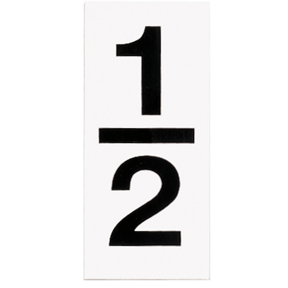 Address numbers for P5968 address lights. Ten  in1/2 in in package.