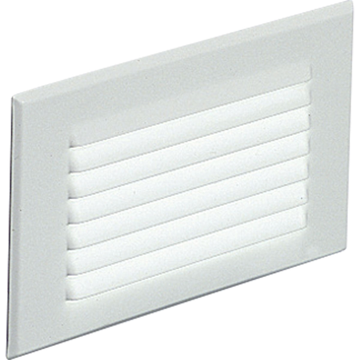 Spring-held white louver faceplate. Metal housing has 1/2 in I.P. conduit entry. For indoor and protected outdoor use. Therma-Gard protection. Porcelain socket.