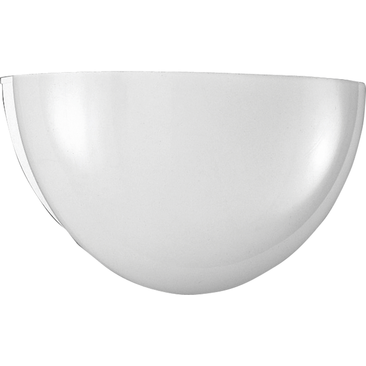 This Progress Lighting Quartersphere lights up your home with finesse. Lovely curves and crisp, white glass ensure a seamless blend into your decor, while a UL listing gives you peace of mind. Quarter sphere wall sconce with white glass and a White finish.
