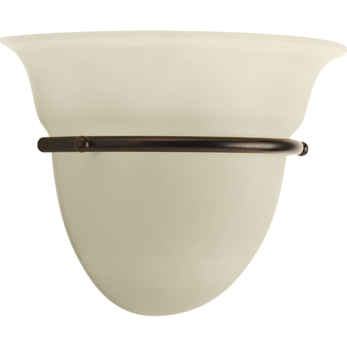 The spirit of craftsmanship prevails with subtle forms. One-light Wall Sconce with light umber etched glass. One-Light Wall Sconce.