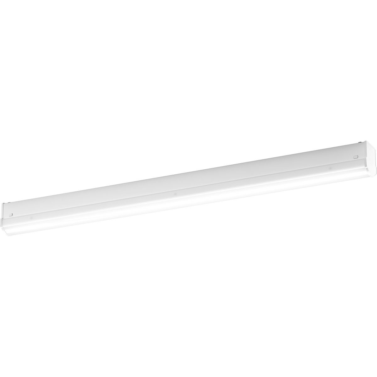 Integrated 2ft strip light. Great for utility rooms, garages and workrooms. Long lasting LED lights. 1508 lumens, 80 lumens per watt (delivered). 3000K ENERGY STAR.