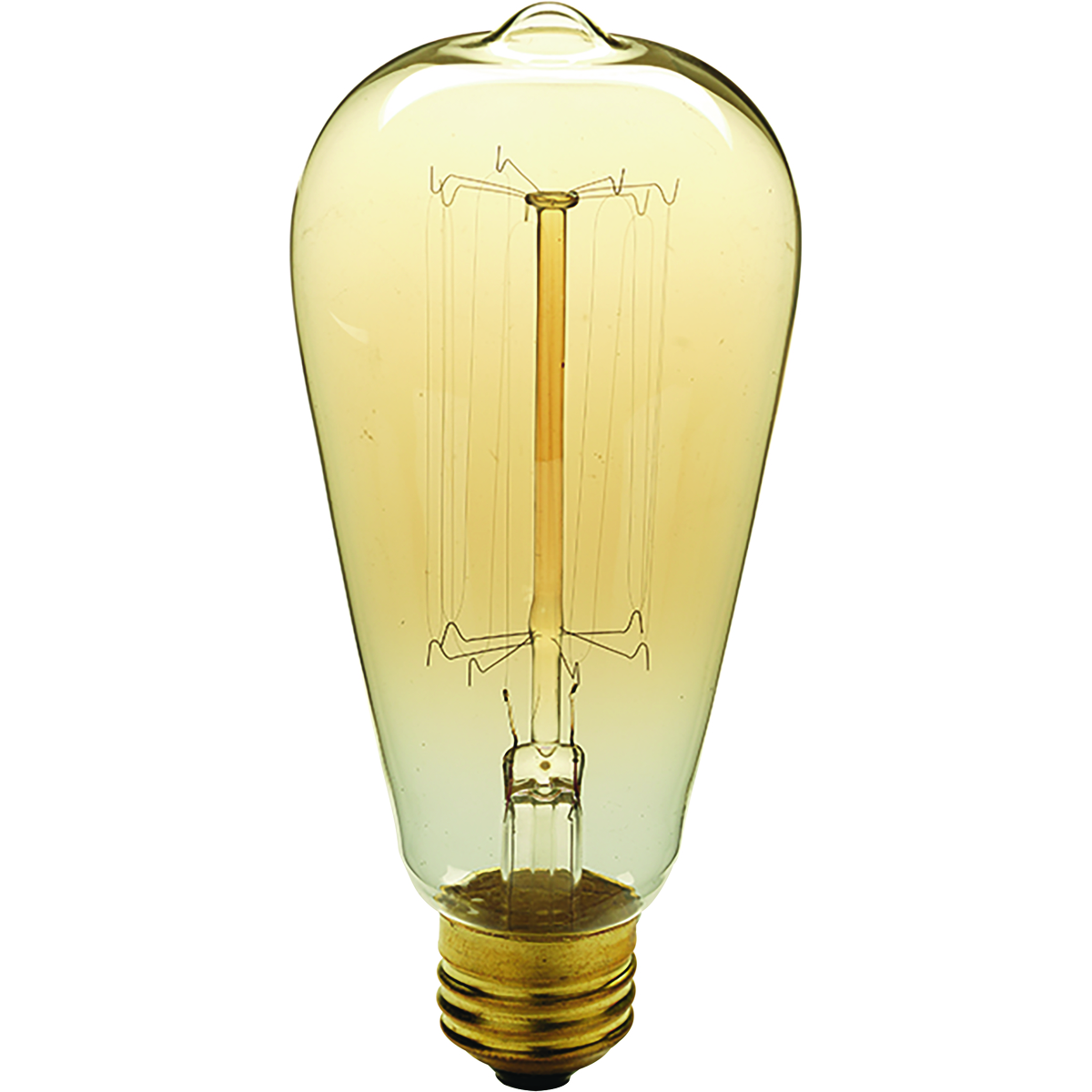 Medium base E26 vintage style antique 40 watt light bulb. This popular lamp is perfect with our Swing, Draper, Archives, Penn and many more collections.