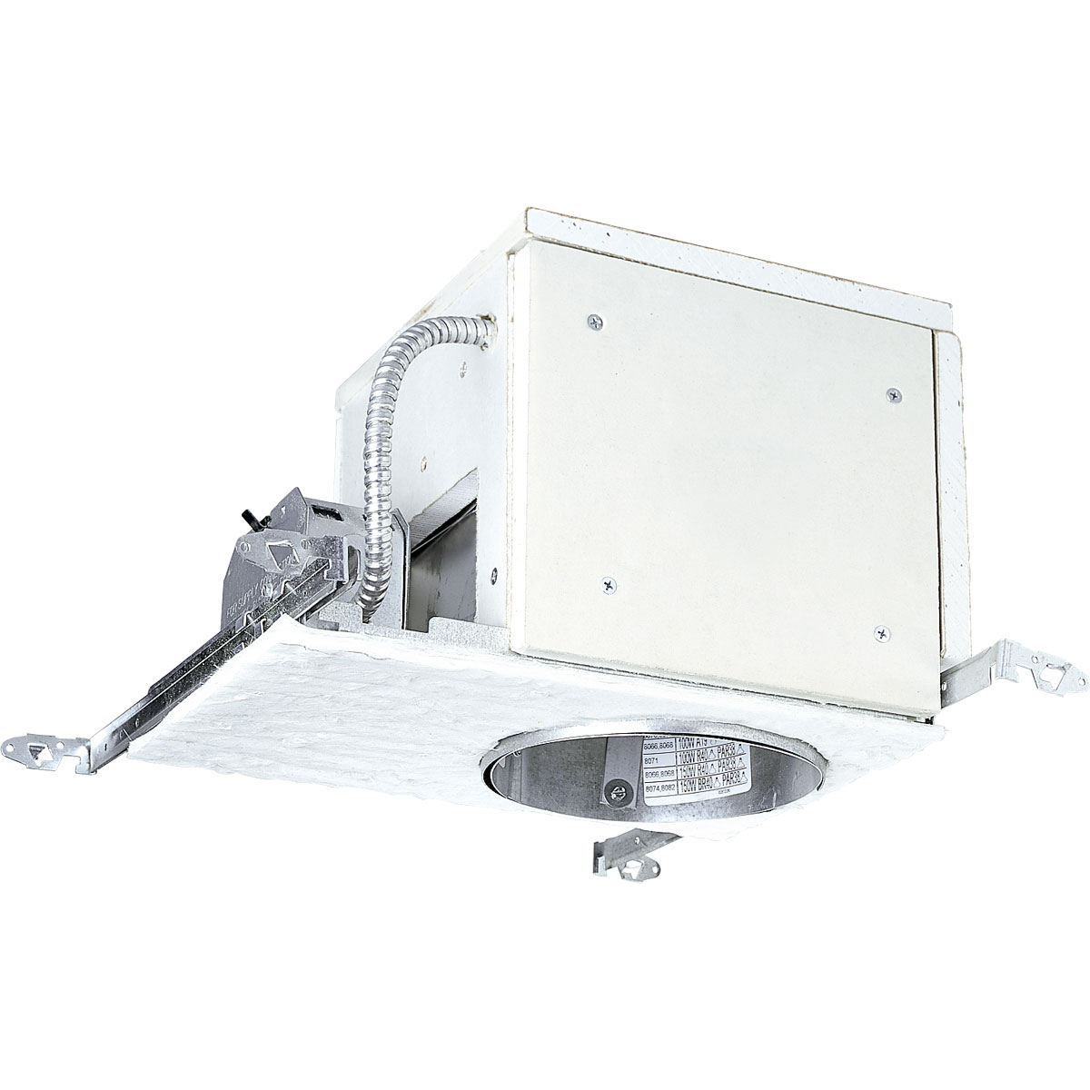 6 in Incandescent Firebox Air-Tight housing Will maintain up to a one-hour fire rating when installed in a UL L500 series non-IC fire rated floor/ceiling assembly.