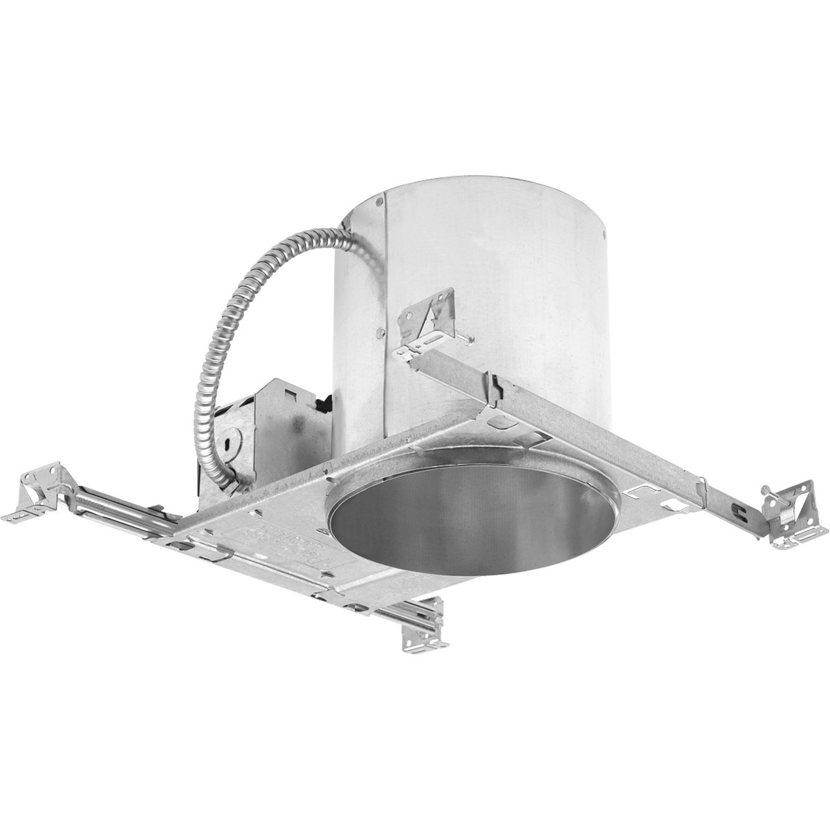 Compact Fluorescent 6 in Single Vertical Lamp Recessed Housing. IC & Air Tight. Electronic NPF 120-volt ballast with end of life protection (located inside junction box).