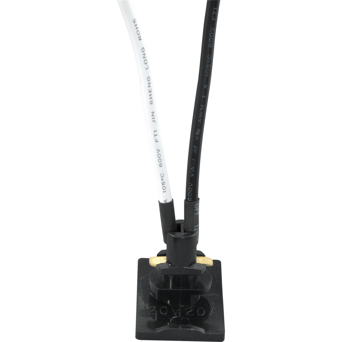 Anywhere Power Feed snaps into place at any point along the track. Has 8 in leads. Includes one P8717-10 dead end. Black finish.