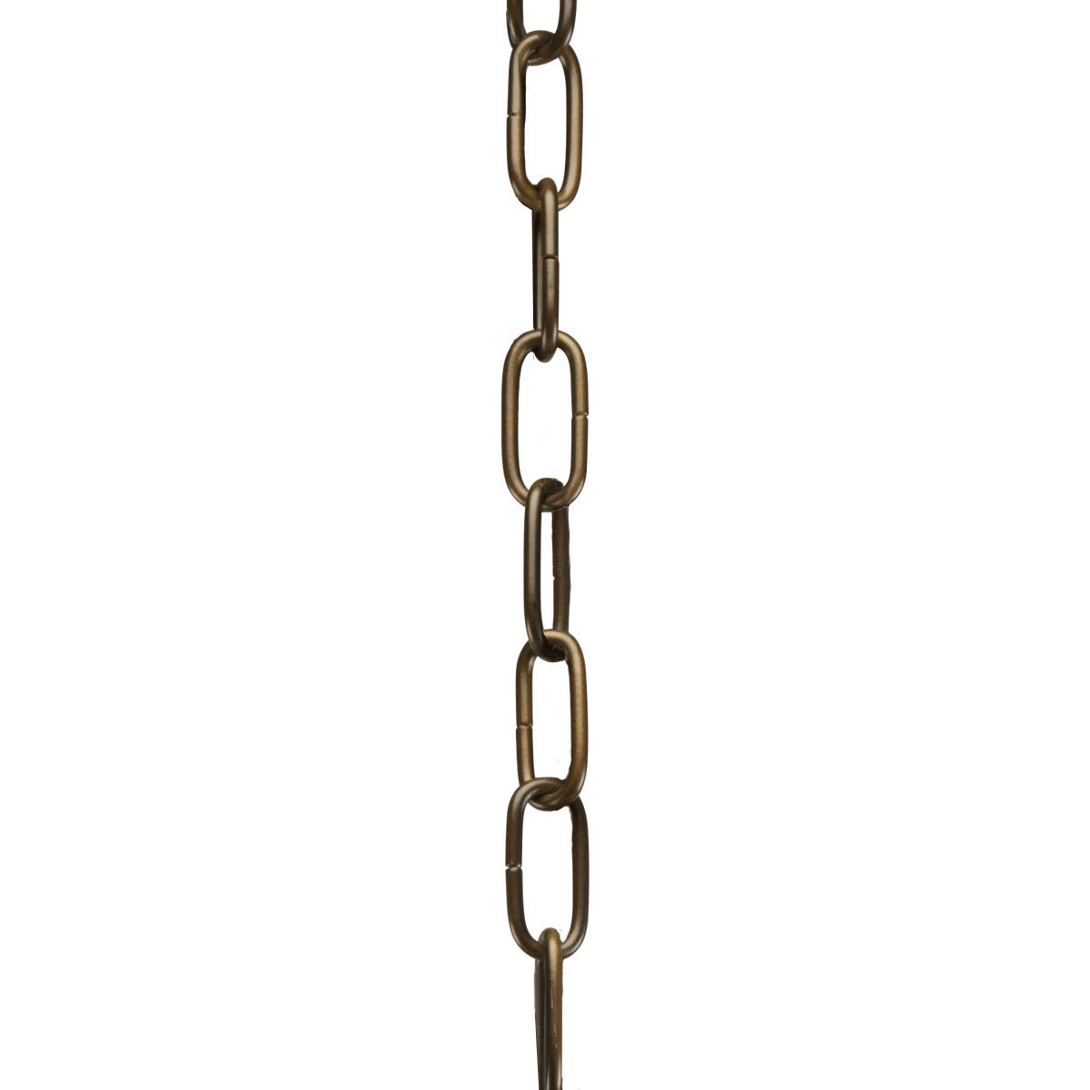 Ten feet of 9 gauge chain in Oil Rubbed Bronze finish. Solid chain permits installation of chain-hung fixtures on high ceilings. Maximum fixture weight 50 lbs.