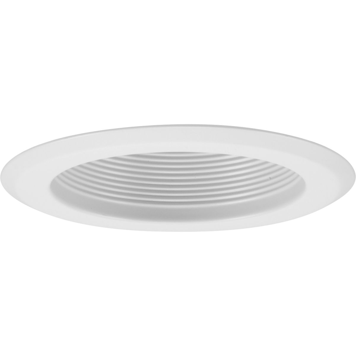5 inch recessed is ideal for new construction residential applications. It can also be used in most light commercial applications. The white eyeball trim use a friction springs to attach to the housing (P851-ICAT) to provide a flush fit against the ceiling.