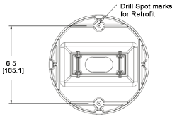 Bollard, Base Adaptor For Retro Kit No Mtg Plate Or Bolts Bnz