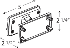 Swivel 30 Degrees For Lpack, Bronze