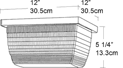 Vandalproof 12 Inch X 12 Inch Ceiling 42W,CFL Qt